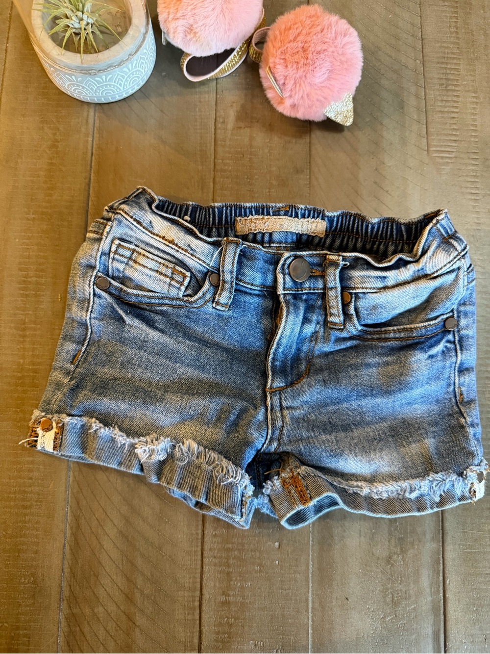 Girls Denim Joe’s Shorts - Blue